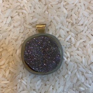 30mm Purple Druzy - Stunner **Price Drop**